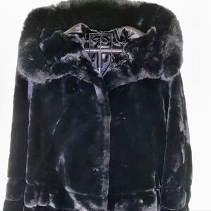 Hooded Faux Fur Jacket